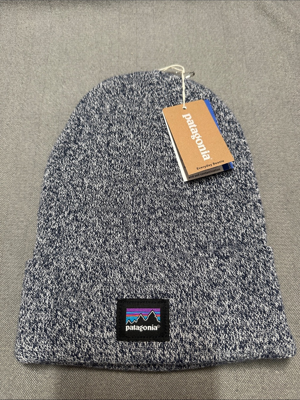 Patagonia Everyday Beanie - Marled Navy NWT